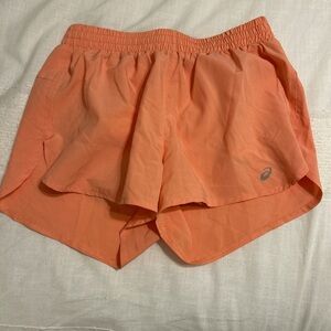 Asics Women's Vibrant Orange Athletic Shorts